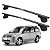 RACK P/ LONGARINAS ALPHA AÇO 01 (1,10M) NISSAN GRAND LIVINA 2013 2014 - PRETO - Imagem 1