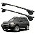 RACK P/ LONGARINAS ALPHA AÇO 01 (1,10M) LAND ROVER FREELANDER 2004 2005 2006 - PRETO - Imagem 1