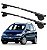 RACK P/ LONGARINAS ALPHA AÇO 02 (1,20M) GM ZAFIRA 2001 2002 2003 2004 2005 2006 2007 2008 2009 2010 2011 2012 - PRETO - Imagem 1