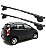 RACK P/ LONGARINAS ALPHA AÇO 02 (1,20M) CHERY FACE 2010 2011 2012 2013 2014 - PRETO - Imagem 1