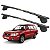 RACK P/ LONGARINAS ALPHA AÇO 02 (1,20M) SUBARU FORESTER 1998 1999 2000 2001 - PRETO - Imagem 1