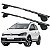 RACK P/ LONGARINAS ALPHA AÇO 02 (1,20M) VW FOX XTREME 2018 2019 2020 2021 - PRETO - Imagem 1