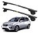 RACK P/ LONGARINAS ALPHA AÇO 02 (1,20M) KIA CARENS 2002 2003 2004 2005 2006 2007 2008 2009 2010 2011 2012 2013 - PRETO - Imagem 1