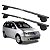 RACK P/ LONGARINAS ALPHA AÇO 02 (1,20M) NISSAN GRAND LIVINA 2009 2020 2011 2012 - PRETO - Imagem 1