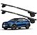 RACK P/ LONGARINAS ALPHA AÇO 02 (1,20M) VW NIVUS 2020 2021 2022 2023 2024 2025 - PRETO - Imagem 1