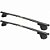 RACK P/ LONGARINAS ALPHA AÇO 02 (1,20M) SSANGYONG KORANDO 2011 2012 2013 2014 2015 2016 2017 2018 - PRETO - Imagem 2