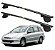 RACK P/ LONGARINAS ALPHA AÇO 02 (1,20M) PEUGEOT 206 ESCAPADE 2006 2007 2008 - PRETO - Imagem 1