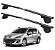 RACK P/ LONGARINAS ALPHA AÇO 02 (1,20M) PEUGEOT 207 SW 2009 2010 2011 2012 2013 - PRETO - Imagem 1