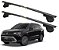 RACK P/ LONGARINAS ALPHA AÇO 03 (1,30M) VW TAOS 2021 2022 2023 2024 2025 - PRETO - Imagem 1