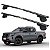 RACK P/ LONGARINAS ALPHA AÇO 03 (1,30M) NISSAN FRONTIER 2017 2018 2019 2020 2021 2022 2023 - PRETO - Imagem 1
