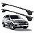 RACK P / LONGARINAS ALPHA AÇO 03 (1,30M) MERCEDES BENZ ML 230 1998 1999 2000 2001 2002 2003 2004 - PRETO - Imagem 1