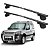 RACK P / LONGARINAS ALPHA AÇO 03 (1,30M) PEUGEOT PARTNER 2010 2011 2012 2013 - PRETO - Imagem 1