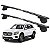 RACK P/ LONGARINAS ALPHA AÇO 04 (1,40M) MERCEDES BENZ GLB 2021 / 2022 - PRETO - Imagem 1