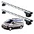 RACK P/ LONGARINAS ALPHA ALUMÍNIO 01 (1,06M) STAREX MPV 1997 1998 1999 2000 2001 2002 2003 2004 - CINZA - Imagem 1