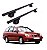 RACK P/ LONGARINAS ALPHA ALUMÍNIO 01 (1,06M) DAEWOO NUBIRA WAGON 1997 1998 1999 - PRETO - Imagem 1