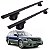 RACK P/ LONGARINAS ALPHA ALUMÍNIO 01 (1,06M) SUBARU OUTBACK 1997 1998 1999 2000 2001 2002 - PRETO - Imagem 1