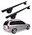 RACK P/ LONGARINAS ALPHA ALUMÍNIO 01 (1,06M) GM CORSA WAGON 1997 1997 1998 1999 2000 2001 2002 - PRETO - Imagem 1
