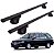 RACK P/ LONGARINAS ALPHA ALUMÍNIO 01 (1,06M) PEUGEOT 306 SEDAN 1997 1998 1999 2000 2001 - PRETO - Imagem 1