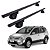 RACK P/ LONGARINAS ALPHA ALUMÍNIO 01 (1,06M) NISSAN LIVINA X-GEAR 2009 2010 2011 2012 2013 2014 - PRETO - Imagem 1