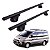 RACK P/ LONGARINAS ALPHA ALUMÍNIO 01 (1,06M) STAREX MPV 1997 1998 1999 2000 2001 2002 2003 2004 - PRETO - Imagem 1
