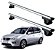 RACK P/ LONGARINAS ALPHA ALUMINIO 02 (1,16M) KIA CARENS 2002 2003 2004 2005 2006 2007 2008 2009 2010 2011 2012 2013 - CINZA - Imagem 1