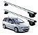 RACK P/ LONGARINAS ALPHA ALUMINIO 02 (1,16M) PEUGEOT 206 SW 2002 2003 2004 2005 2006 2007 2008 - CINZA - Imagem 1