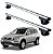 RACK P/ LONGARINAS ALPHA ALUMINIO 02 (1,16M) VOLVO XC90 2002 2003 2004 2005 2006 2007 2008 2009 2010 2011 - CINZA - Imagem 1