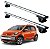 RACK P/ LONGARINAS ALPHA ALUMINIO 02 (1,16M) VW CROSS UP 2015 2016 2017 2018 2019 - CINZA - Imagem 1