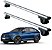 RACK P/ LONGARINAS ALPHA ALUMINIO 02 (1,16M) VW NIVUS 2020 2021 2022 2023 2024 2025 - CINZA - Imagem 1