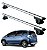 RACK P/ LONGARINAS ALPHA ALUMINIO 02 (1,16M) HONDA FIT TWIST 2013 / 2014 - CINZA - Imagem 1