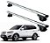 RACK P/ LONGARINAS ALPHA ALUMINIO 02 (1,16M) HYUNDAI SANTA FÉ 2001 2002 2003 2004 2005 2006 2007 2008 2009 2010 2011 2012 2013 - CINZA - Imagem 1