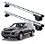 RACK P/ LONGARINAS ALPHA ALUMINIO 02 (1,16M) PORSCHE CAYENNE 2003 2004 2005 2006 2007 2008 2009 2010 2011 2012 2013 2014 2015 2016 - CINZA - Imagem 1