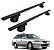 RACK P/ LONGARINAS ALPHA ALUMINIO 02 (1,16M) MAZDA 626 WAGON 1998 1999 2000 2001 2002 - PRETO - Imagem 1