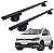 RACK P/ LONGARINAS ALPHA ALUMINIO 02 (1,16M) VW FOX XTREME 2018 2019 2020 2021 - PRETO - Imagem 1