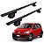 RACK P/ LONGARINAS ALPHA ALUMINIO 02 (1,16M) VW UP XTREME 2019 2020 2021 - PRETO - Imagem 1