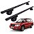 RACK P/ LONGARINAS ALPHA ALUMINIO 02 (1,16M) SUBARU FORESTER 1998 1999 2000 2001 - PRETO - Imagem 1