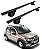 RACK P/ LONGARINAS ALPHA ALUMINIO 02 (1,16M) CITROEN C3 XTR 2007 2008 2009 2010 2011 2012 - PRETO - Imagem 1