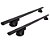 RACK P/ LONGARINAS ALPHA ALUMINIO 02 (1,16M) CHRYSLER 300C 2005 2006 2007 2008 2009 - PRETO - Imagem 2