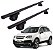 RACK P/ LONGARINAS ALPHA ALUMINIO 02 (1,16M) GM CAPTIVA 2008 2009 2010 2011 2012 2013 2014 2015 2016 2017 - PRETO - Imagem 1