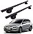 RACK P/ LONGARINAS ALPHA ALUMINIO 02 (1,16M) HYUNDAI I30 WAGON 2011 2012 2013 - PRETO - Imagem 1