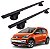 RACK P/ LONGARINAS ALPHA ALUMINIO 02 (1,16M) VW CROSS UP 2015 2016 2017 2018 2019 - PRETO - Imagem 1