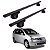 RACK P/ LONGARINAS ALPHA ALUMINIO 02 (1,16M) NISSAN GRAND LIVINA 2009 2010 2011 2012 - PRETO - Imagem 1