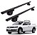 RACK P/ LONGARINAS ALPHA ALUMINIO 02 (1,16M) VW SAVEIRO 2010 2011 2012 2013 2014 2015 2016 2017 2018 2019 2020 2021 2022 2023 2024 2025 - PRETO - Imagem 1