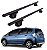 RACK P/ LONGARINAS ALPHA ALUMINIO 02 (1,16M) HONDA FIT TWIST 2013 / 2014 - PRETO - Imagem 1