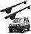 RACK P/ LONGARINAS ALPHA ALUMINIO 02 (1,16M) SUZUKI JIMNY 1998 1999 2000 2001 2002 2003 2004 2005 2006 2007 2008 2009 2010 2011 2012 2013 2014 2015 2016 2017 2018 2019 2020 2021 2022 - PRETO - Imagem 1