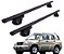 RACK P/ LONGARINAS ALPHA ALUMINIO 02 (1,16M) SUZUKI GRAND VITARA 1998 1999 2000 2001 2002 2003 2004 - PRETO - Imagem 1