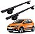RACK P/ LONGARINAS ALPHA ALUMINIO 02 (1,16M) VW CROSSFOX 2010 2011 2012 2013 2014 2015 2016 2017 - PRETO - Imagem 1