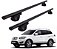 RACK P/ LONGARINAS ALPHA ALUMINIO 02 (1,16M) HYUNDAI SANTA FÉ 2001 2002 2003 2004 2005 2006 2007 2008 2009 2010 2011 2012 2013 - PRETO - Imagem 1