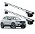 RACK P/ LONGARINAS ALPHA ALUMÍNIO 03 (1,26M) CHERY TIGGO 5X 2019 2020 2021 2022 2023 2024 2025 - CINZA - Imagem 1