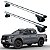 RACK P/ LONGARINAS ALPHA ALUMÍNIO 03 (1,26M) NISSAN FRONTIER 2017 2018 2019 2020 2021 2022 2023 - CINZA - Imagem 1